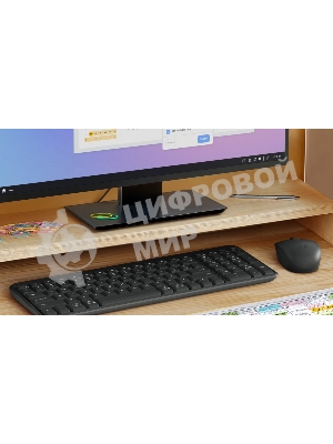Клавиатура Logitech K250 беспроводная, Bluetooth, серый