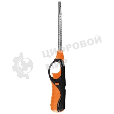 Ecos Зажигалка газовая BBQ ECOS 88С-O, с газом, с защитой от ветра, оранжевая с черным