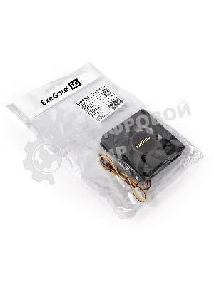 Вентилятор для корпуса ExeGate ExtraSilent ES07015S3P черный, 70 мм, 2000 об/мин, 18 дБ, 3 pin