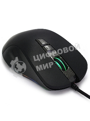 Мышь проводная Crown CMGM-903 черный, 7000 dpi, USB, кнопки - 7