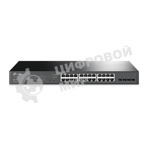 Коммутатор TP-Link TL-SG2428P JetStream гигабитный Smart коммутатор на 24 порта PoE+ и 4 SFP-слота SMB