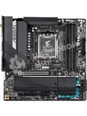 Материнская плата Gigabyte B650M AORUS ELITE AX, AM5, AMD B650, 4xDDR5, 4xSATA, 2xM.2, 1xPCI-E 5.0 x4, 1xPCI-E 4.0 x16, 1xHDMI, 1xDP, 1x 2.5Gb LAN, 4xUSB-A 2.0, 5xUSB-A 3.2 Gen 1, 2xUSB-A 3.2 Gen 2, 1xUSB-C 3.2 Gen 2, 2x3.5 мм, 7.1, Micro-ATX