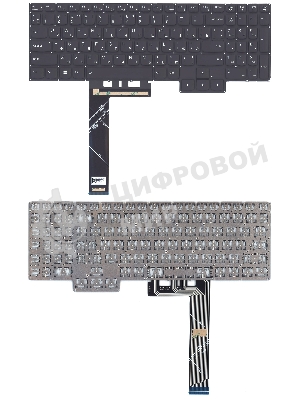 Клавиатура для ноутбука Lenovo Legion Pro 7 16IRX8 черная