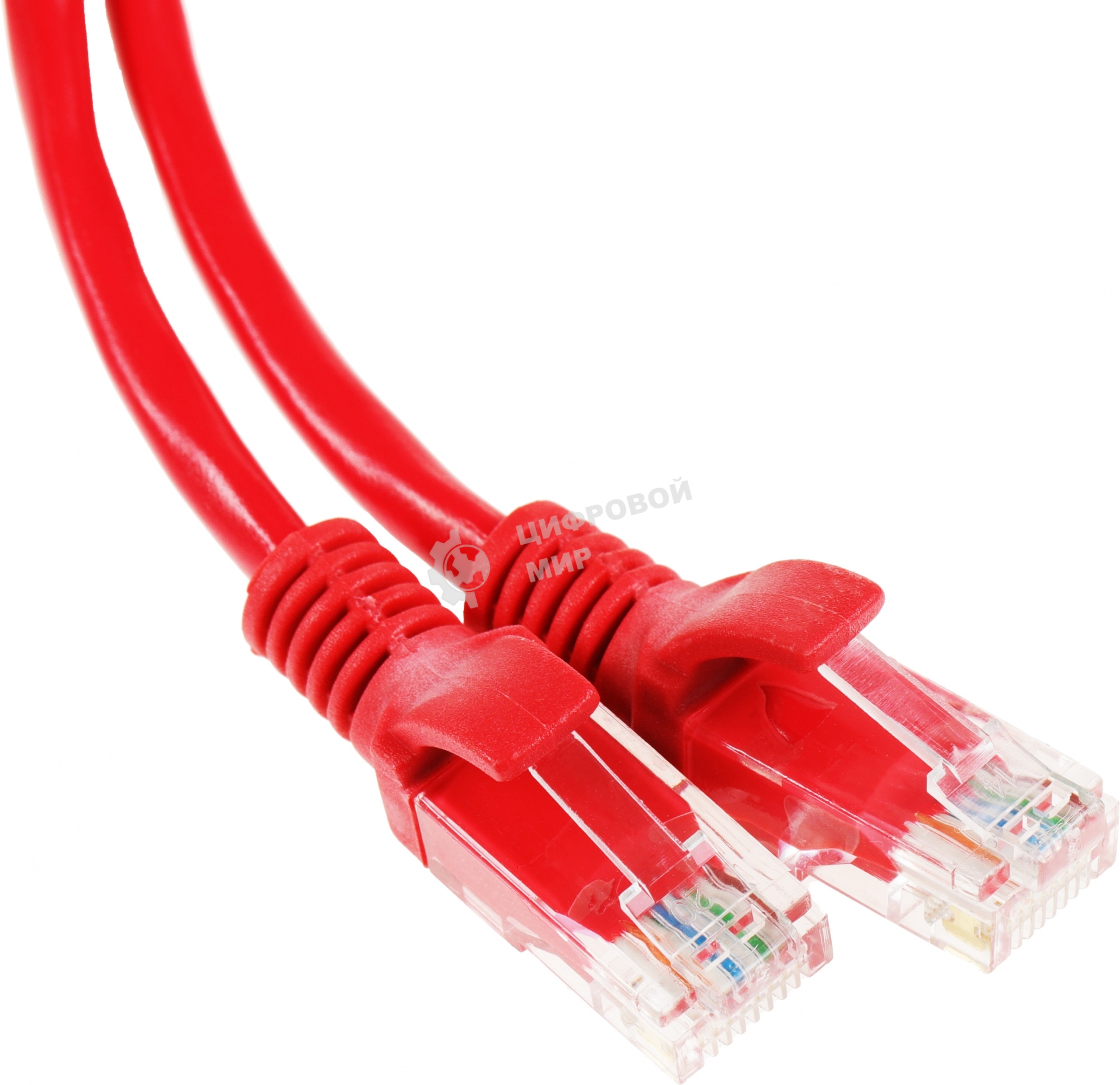 Патч-корд Premier PP12-3M/R 1000Гбит/с UTP 4 пары cat.5E CCA molded 3м красный RJ-45 (m)-RJ-45 (m)