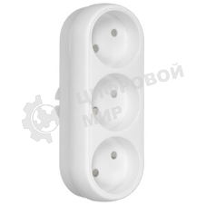 Разветвитель сетевой Buro BU-PS3-W 3 розетки, белый (пакет ПЭ)