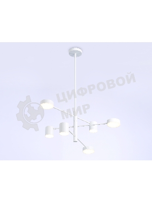 Светильник подвесной светодиодный FL51684/6 WH белый 3000K/4200K/6400K 36W D700*930 (Без ПДУ)