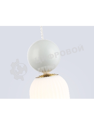 Настенный светильник Ambrella light LH53108 BS/GR/FR латунь/серый/белый матовый G9 max 28W 100*200*570