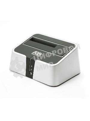 Док-станция для HDD AgeStar 3CBT2 SATA II пластик серебристый 1