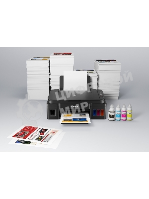 МФУ струйное Canon PIXMA G2410 (2313C009), A4, цветной, печ. 8.8 стр/мин (ч/б) 5 стр/мин (цвет), скан. до 19 стр/мин., 1200 x 4800 dpi (принтер) 1200x600dpi (сканер), USB