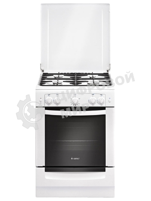 Плита газовая Gefest ПГ 6100-02 0009 белый, конфорок 4 шт, духовка 52 л, 60 см x 85 см x 60 см