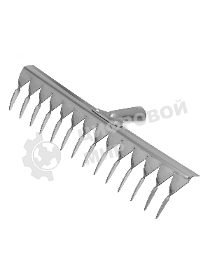 Грабли 14-зубые витые Сибртех, 340 мм, нерж. сталь, без черенка