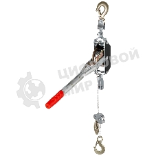 Лебедка рычажная Matrix тяга - 2 т, подъем - 0,8 т, одинарное храповое колесо