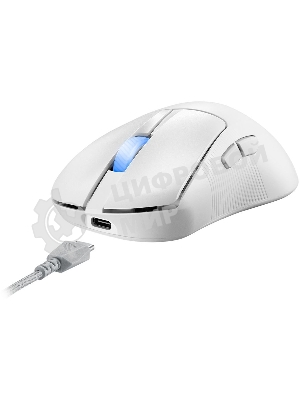 Мышь беспроводная/проводная ASUS ROG Keris II Ace белый, 42000 dpi, радиоканал, Bluetooth, USB, кнопки - 6