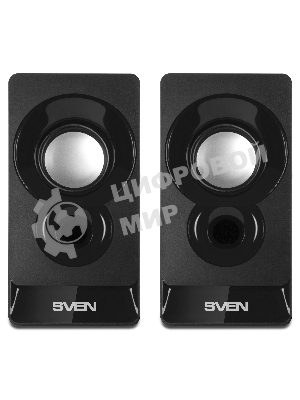 Акустическая система SVEN 300 2.0 черный 6Вт