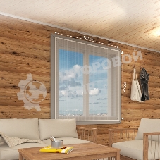 Оконная антимоскитная сетка 1,5х1,5м, с клейкой лентой, белая ЧЕТЫРЕ СЕЗОНА