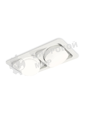 Комплект встраиваемого поворотного светильника Ambrella light XC7663083 SWH/FR/CL белый песок/белый матовый/прозрачный MR16 GU5.3 (C7663, N7160)
