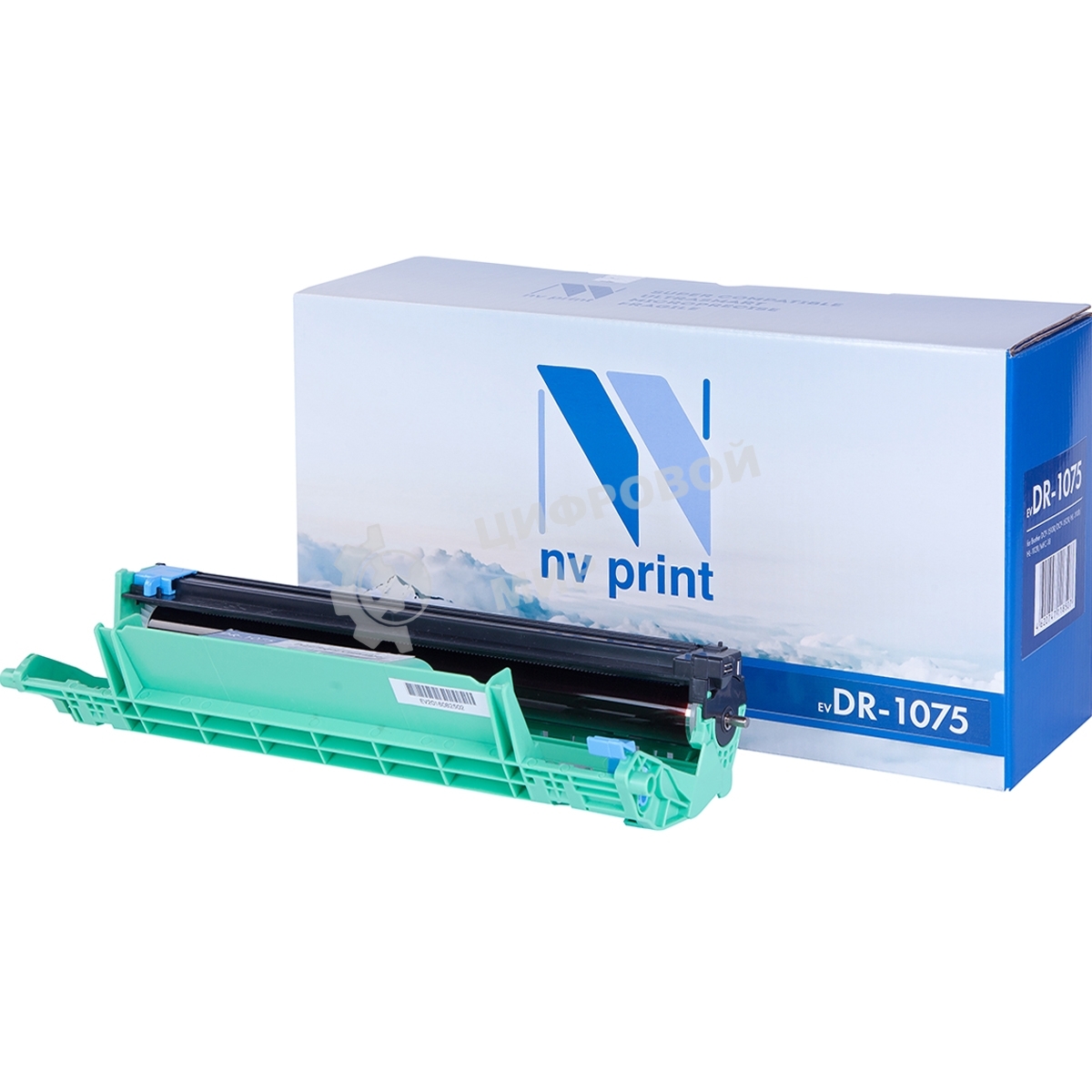 Барабан NVPrint совместимый Brother NV-DR-1075 для DCP-1510R, DCP-1512R, HL-1110R, HL-1112R, MFC-18(10000k)