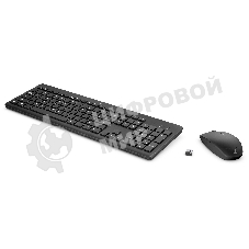 Комплект клавиатура+мышь HP 230 беспроводной, USB, чёрный