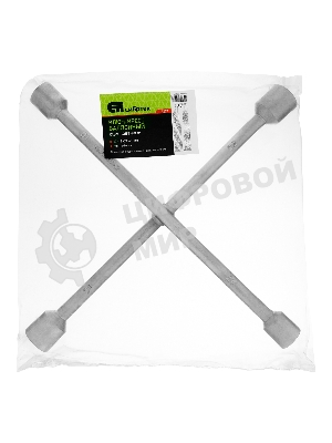 Ключ-крест баллонный Сибртех, 17 х 19 х 21 х 22 мм, толщина 14 мм