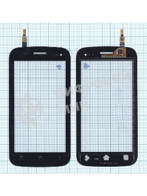 Сенсорное стекло (тачскрин) для Micromax A110 Canvas 2 черное