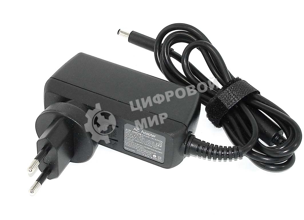 Блок питания (сетевой адаптер) для ноутбуков Dell 19.5V 2.31A 4.5ммx3.0мм 45W Travel Charger OEM