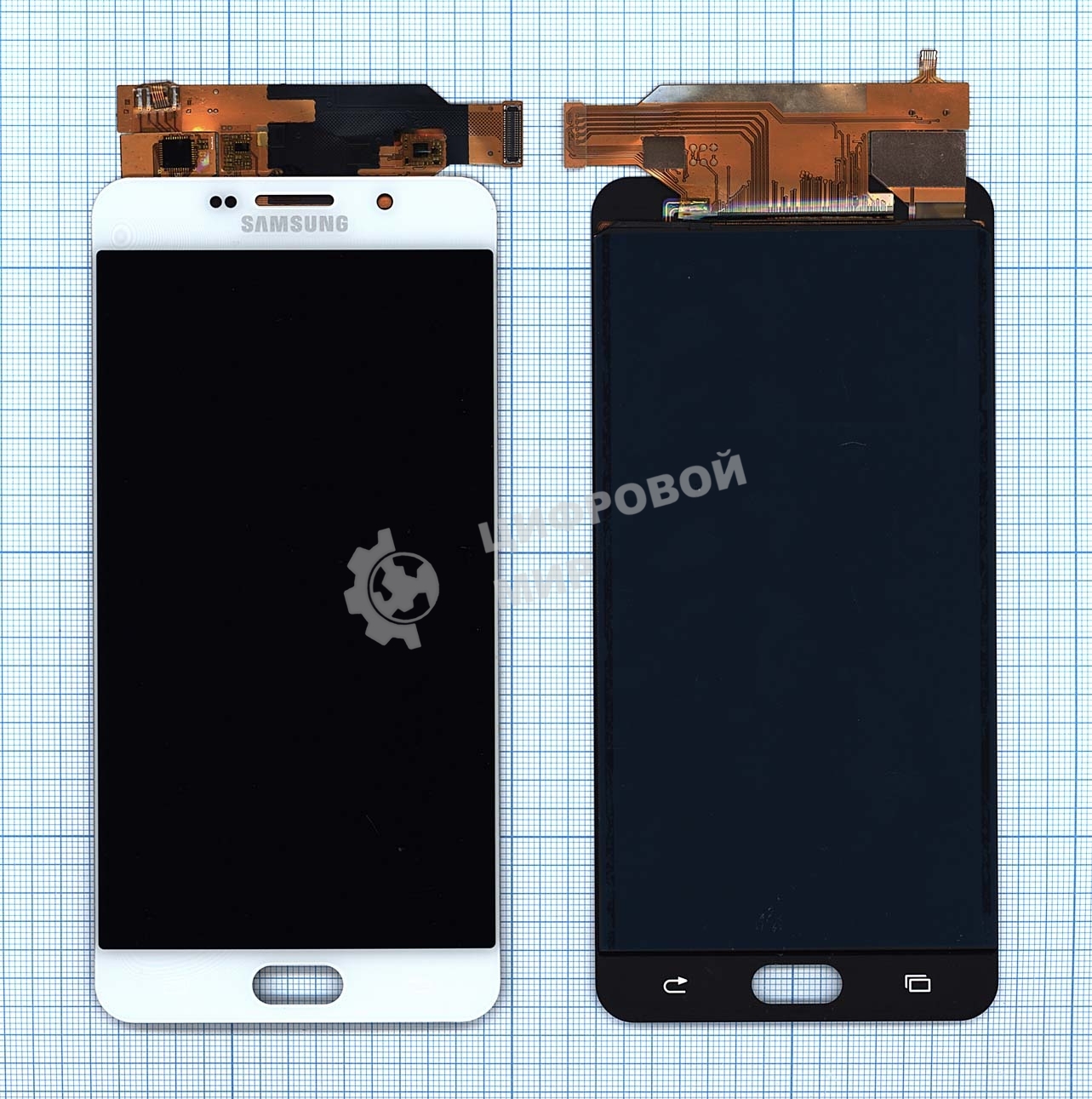 Дисплей для Samsung Galaxy A7 (2016) SM-A710F TFT белый