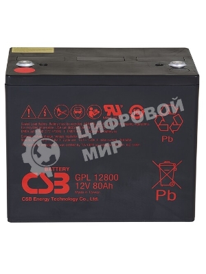 Батарея CSB GPL-12800 (12V, 80Ah) для UPS