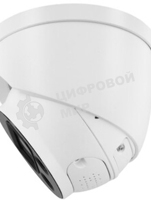 Уличная купольная IP-видеокамера TiOC DAHUA DH-IPC-HDW3849HP-AS-PV-0280B-S5 с ИИ и активным сдерживанием 8Мп; 1/2.7” CMOS; объектив 2.8мм, видеоаналитика, ИК 30м, LED 30м, IP67, корпус: металл