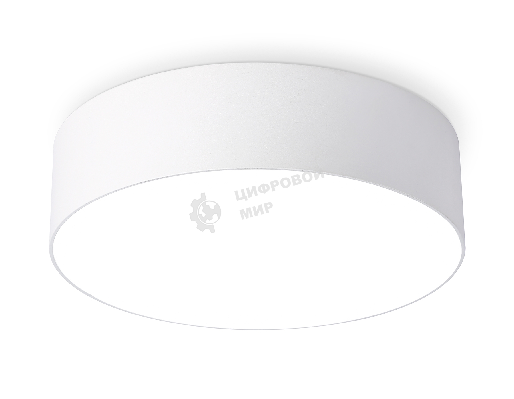 Потолочный светодиодный светильник Ambrella light FV5516 WH белый LED 18W 4200K D160*58 (Без ПДУ)