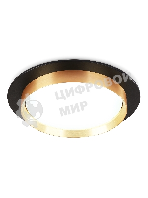 Светильник встраиваемый TU5020 BK/GD черный/золото IP20 GX70 D150*45