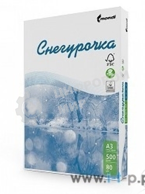 бумага Бумага офисная СНЕГУРОЧКА 96% А4 80г/м 500л (отпускается коробками по 5 пачек в коробке)