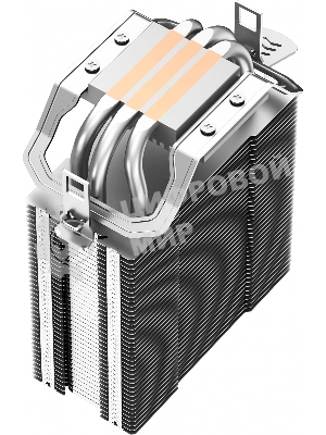 Кулер для процессора DEEPCOOL AG300 серебристый, 92 мм, алюминий/медь, 3050 об/мин, 30.5 дБ, 4 pin, 150 Вт, 129 мм