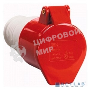 Розетка кабельная 16А 380В 3P+PE+N ССИ-215 IP44 ИЭК PSR22-016-5
