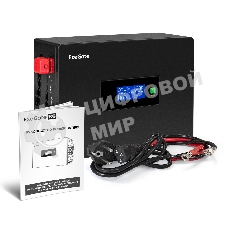 Комплект Источник бесперебойного питания EX295992RUS + батарея 26Aч EX282970RUS 1шт (инвертор, синус, для котла, PF=1, настенный) ExeGate IdealSine SR-600.LCD.2SH <600VA/600W, чистая синусоида, цветной LCD-дисплей, 2*Schuko, крепление настенное, черный> + батарея ExeGate DT 1226 (12В, 26А·ч) 1шт