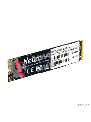 Накопитель SSD Netac NV2000, 512Gb, PCIe 3.0 x4, M.2 2280, NVMe, R/W 2500/1950