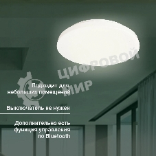 Умный светильник Digma TopLight TL25 потолоч. белый (TL25)