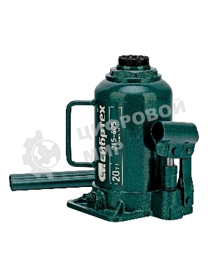 Домкрат гидравлический бутылочный Сибртех, 20 т, 215-405 мм