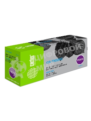 Картридж лазерный Cactus CS-TN325C голубой (3500 стр.) для Brother DCP 9055/9270; HL 4140/4150/4570