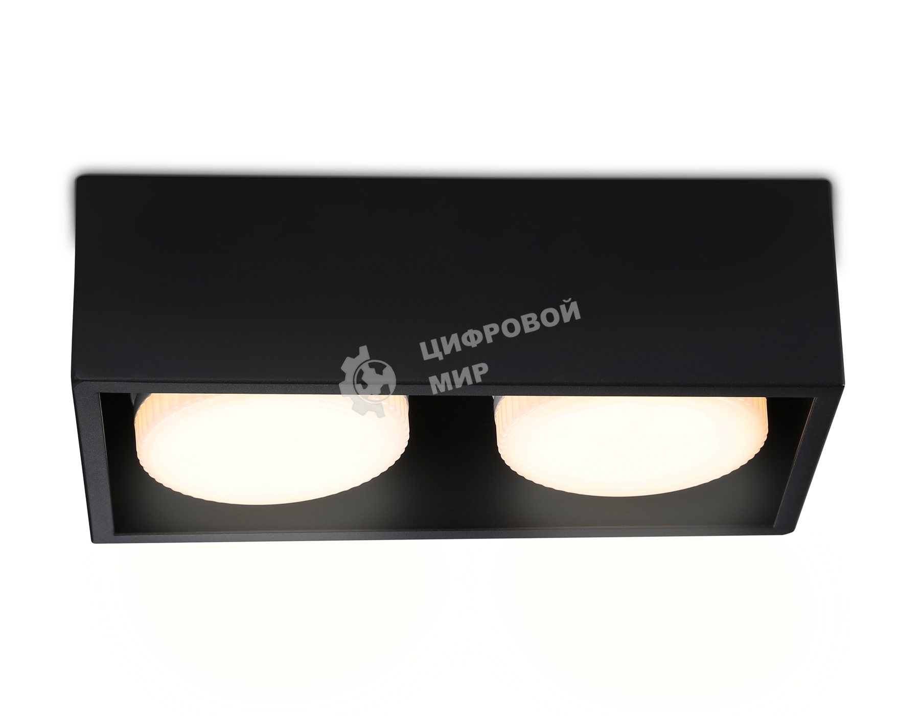 Светильник накладной TN70829/2 BK черный GX53/2 max 12W 200*100*60