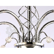 Светильник Ambrella light TR3188/5 CH/CL/FR хром/прозрачный/белый матовый E27/5 max 40W D600*285