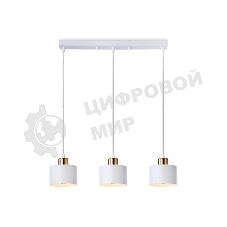 Светильник Ambrella light TR8117/3 WH/BS белый/латунь E27*3 max 40W 580*120*970