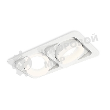 Комплект встраиваемого поворотного светильника Ambrella light XC7663084 SWH/FR белый песок/белый матовый MR16 GU5.3 (C7663, N7165)