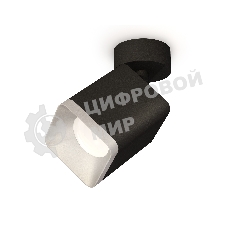 Светильник Ambrella Light XM7813003 SBK/SSL черный песок/серебро песок MR16 GU5.3 (A2210, C7813, N7703)