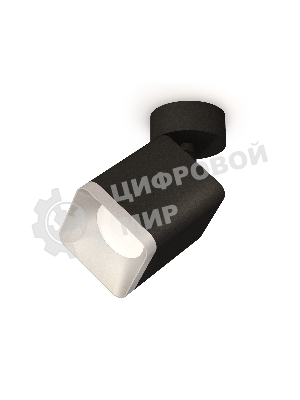 Светильник Ambrella Light XM7813003 SBK/SSL черный песок/серебро песок MR16 GU5.3 (A2210, C7813, N7703)
