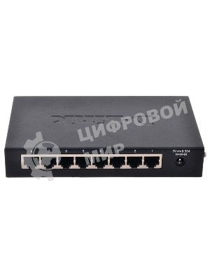 Коммутатор неуправляемый с 8 портами 10/100Base-TX D-Link DES-1008D/(K2A/K3A)RU/J1A/J2A/L2A/L2B