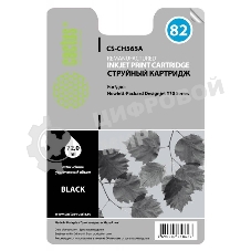 Картридж струйный Cactus CS-CH565A №82 черный (72 мл) для HP DJ 510