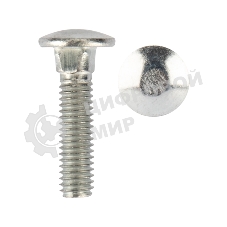 Болт мебельный Kranz DIN 603, 6х25, короб (50 шт./уп.)