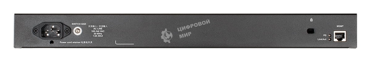 Коммутатор управляемый L3 стекируемый D-Link DGS-1520-52/A1A с 48 портами 10/100/1000Base-T, 2 портами 10Gbase-T и 2 портами 10Gbase-X SFP+ (454783)