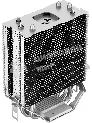 Кулер для процессора DEEPCOOL AG300 серебристый, 92 мм, алюминий/медь, 3050 об/мин, 30.5 дБ, 4 pin, 150 Вт, 129 мм