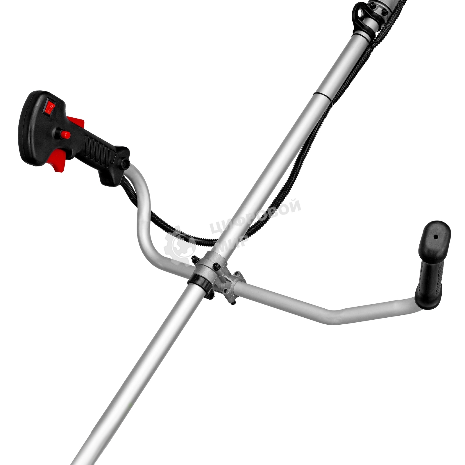 Триммер бензиновый Сибртех БКС-1300, 25 см3, 1,3 л.с., неразъемная штанга, состоит из 2 частей